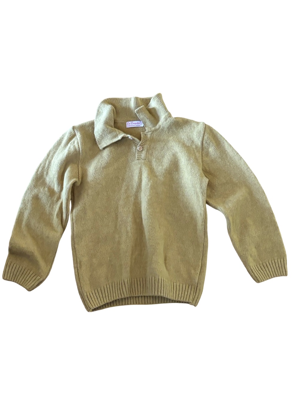 La Coqueta Wool Yellow Sweater